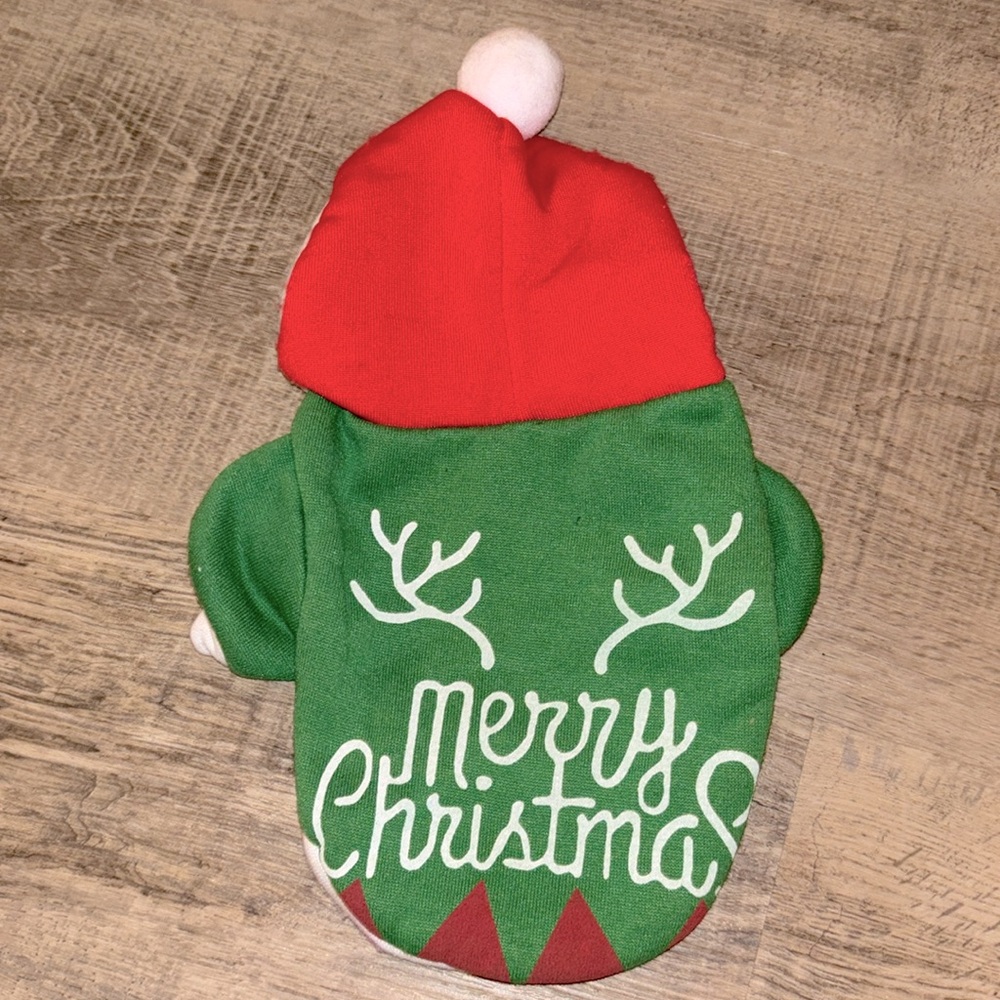 “Merry Christmas” super cute dog sweater